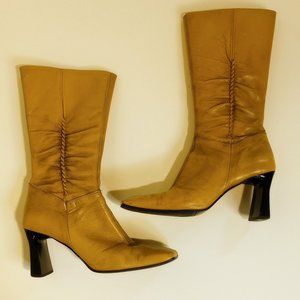 Aldo leather boots, 90s, size 37 (US 6.5)